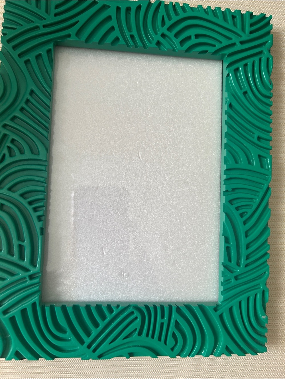 Textured Teal Decorative Photo Frame
